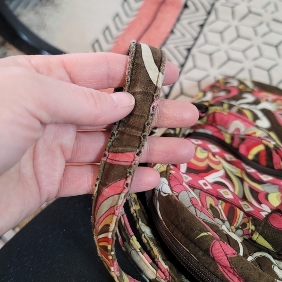 VERA BRADLEY PUCCINI TALL ZIP PAISLEY TOTE - Picture 8 of 13